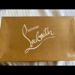 Women’s black sling back Christian Louboutin Heels